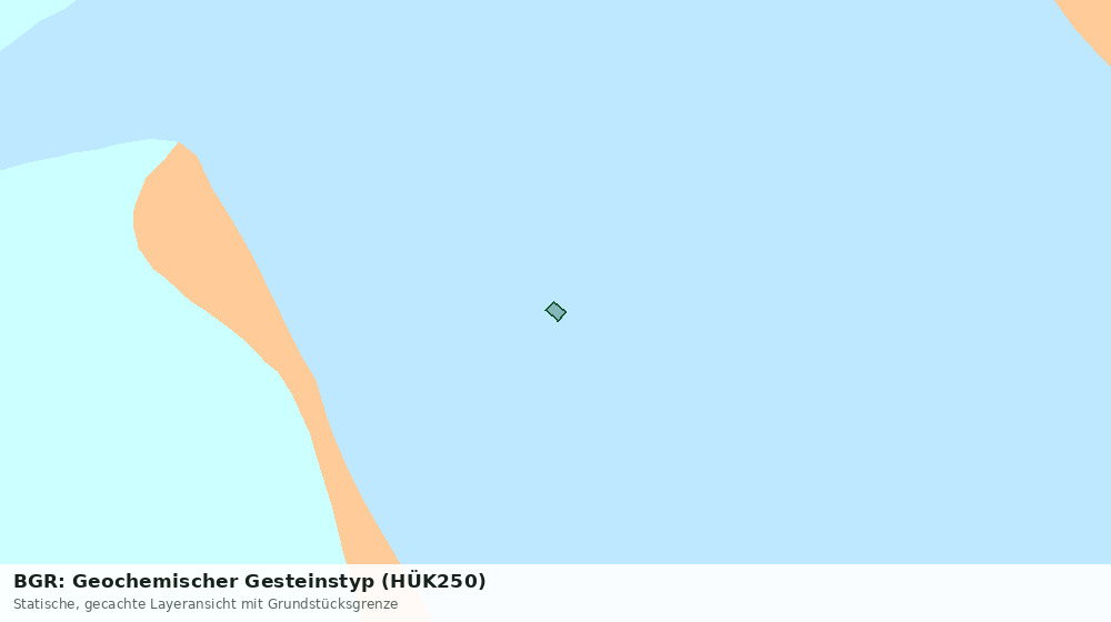 Statische Kartenansicht: BGR: Geochemischer Gesteinstyp (HÜK250)