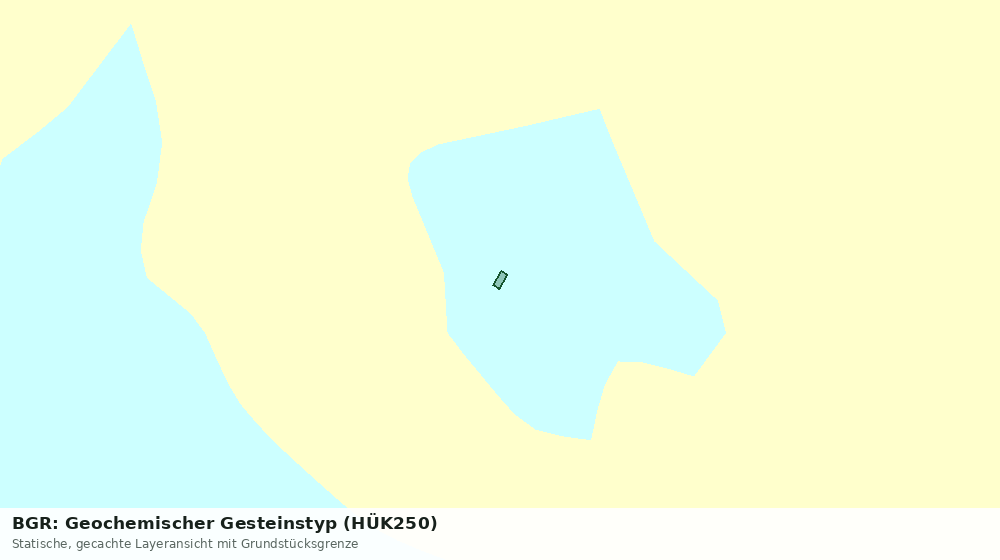 Statische Kartenansicht: BGR: Geochemischer Gesteinstyp (HÜK250)