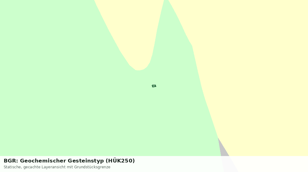 Statische Kartenansicht: BGR: Geochemischer Gesteinstyp (HÜK250)