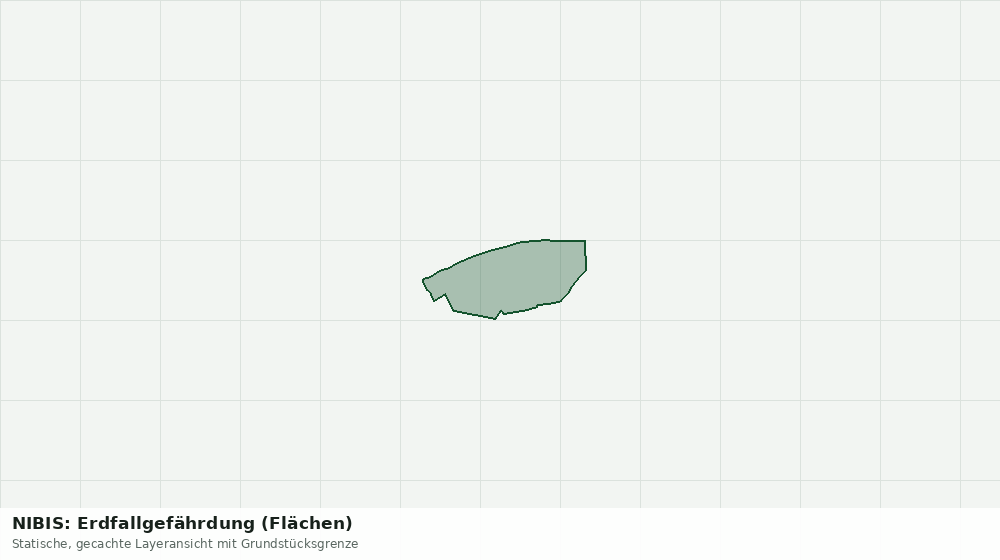 Statische Kartenansicht: NIBIS: Erdfallgefährdung (Flächen)