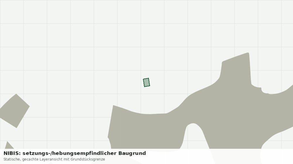 Statische Kartenansicht: NIBIS: setzungs-/hebungsempfindlicher Baugrund