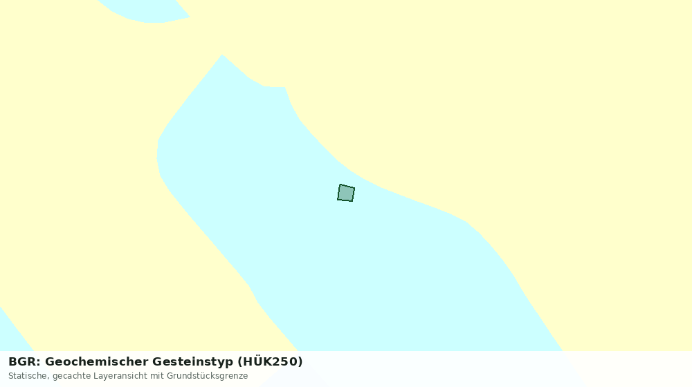 Statische Kartenansicht: BGR: Geochemischer Gesteinstyp (HÜK250)
