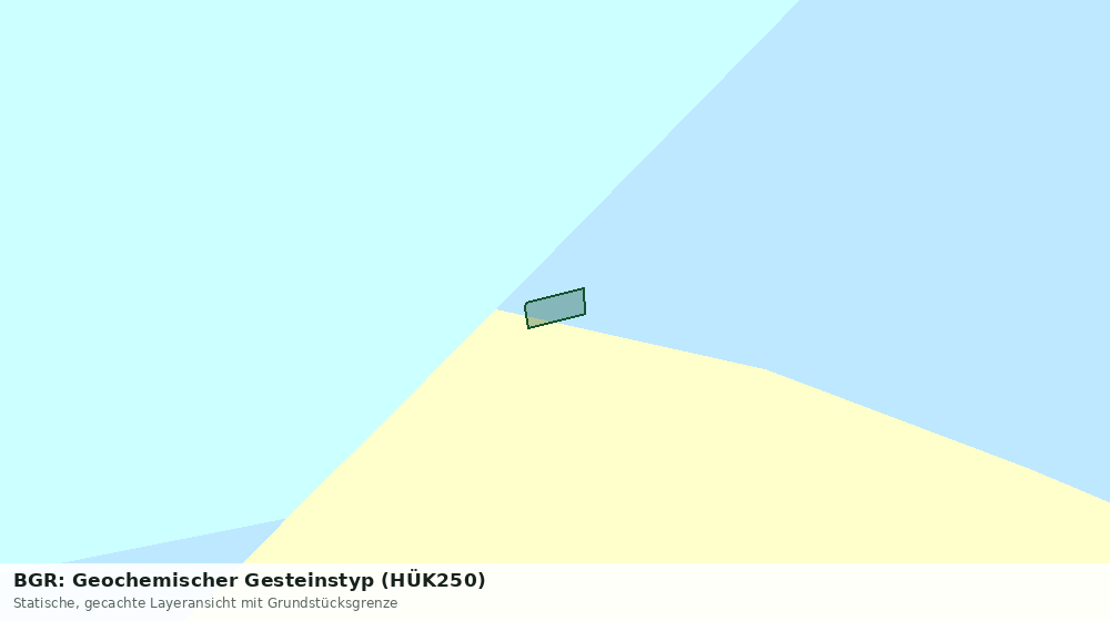 Statische Kartenansicht: BGR: Geochemischer Gesteinstyp (HÜK250)