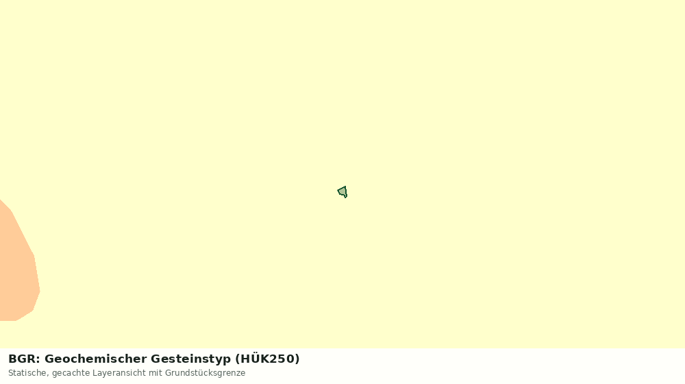 Statische Kartenansicht: BGR: Geochemischer Gesteinstyp (HÜK250)