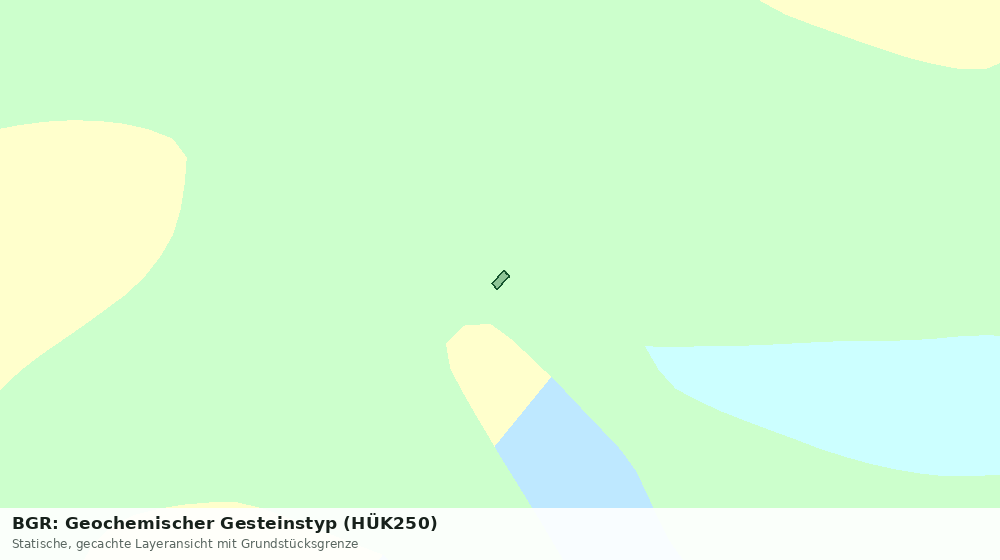 Statische Kartenansicht: BGR: Geochemischer Gesteinstyp (HÜK250)