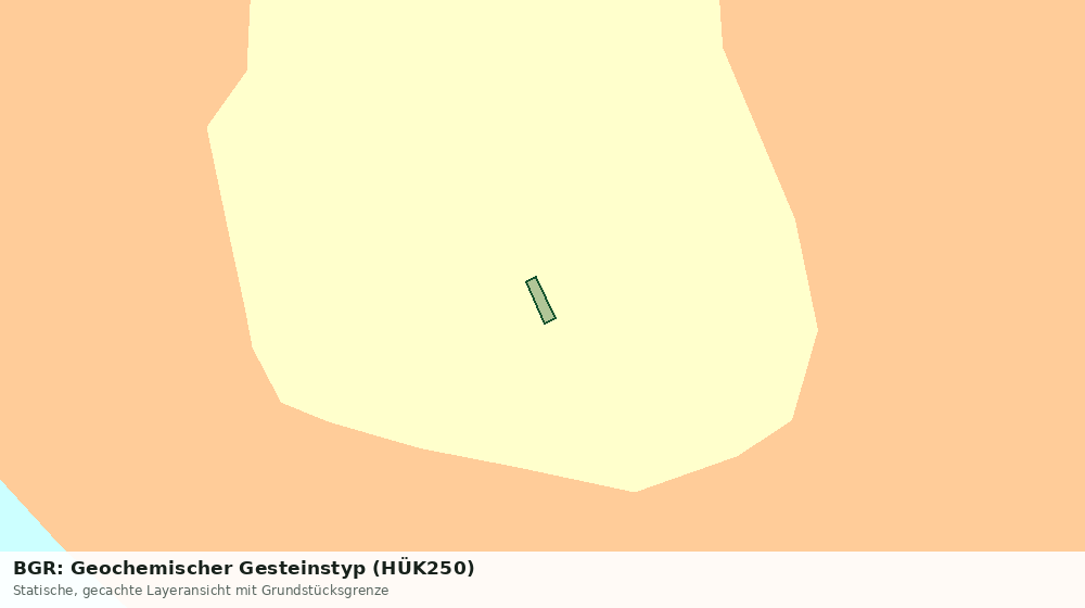 Statische Kartenansicht: BGR: Geochemischer Gesteinstyp (HÜK250)