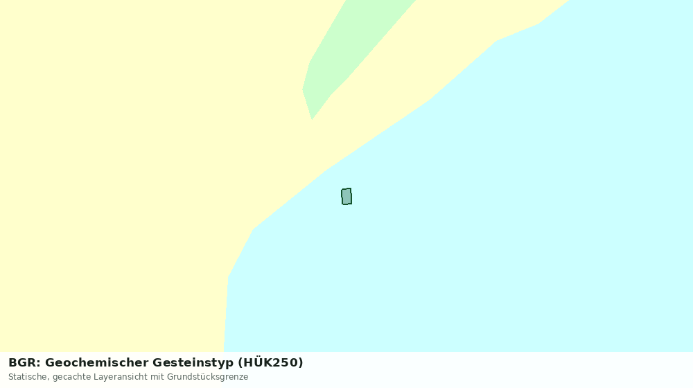 Statische Kartenansicht: BGR: Geochemischer Gesteinstyp (HÜK250)