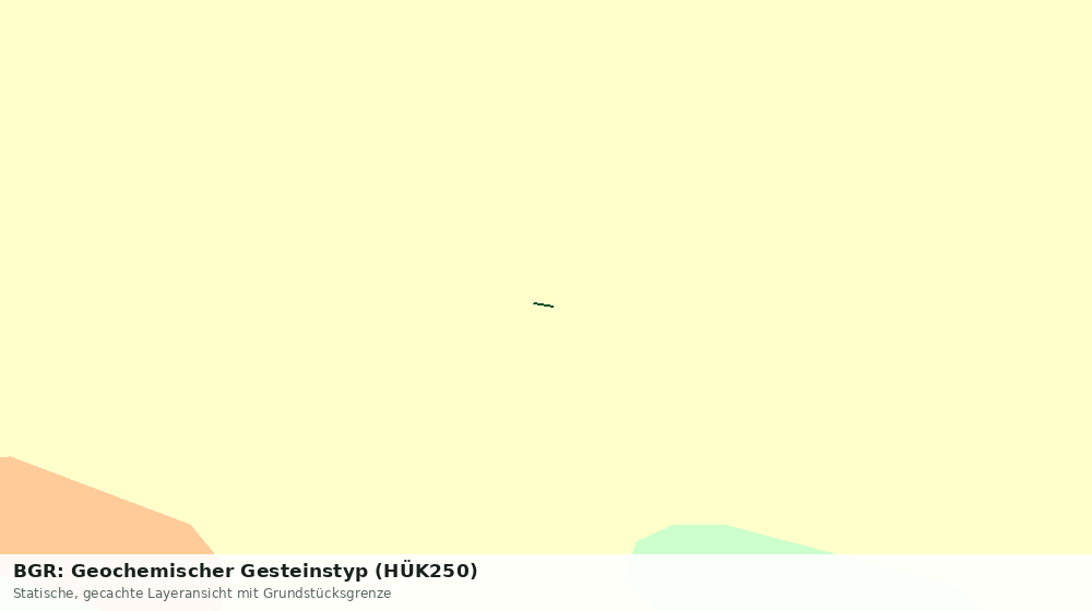 Statische Kartenansicht: BGR: Geochemischer Gesteinstyp (HÜK250)