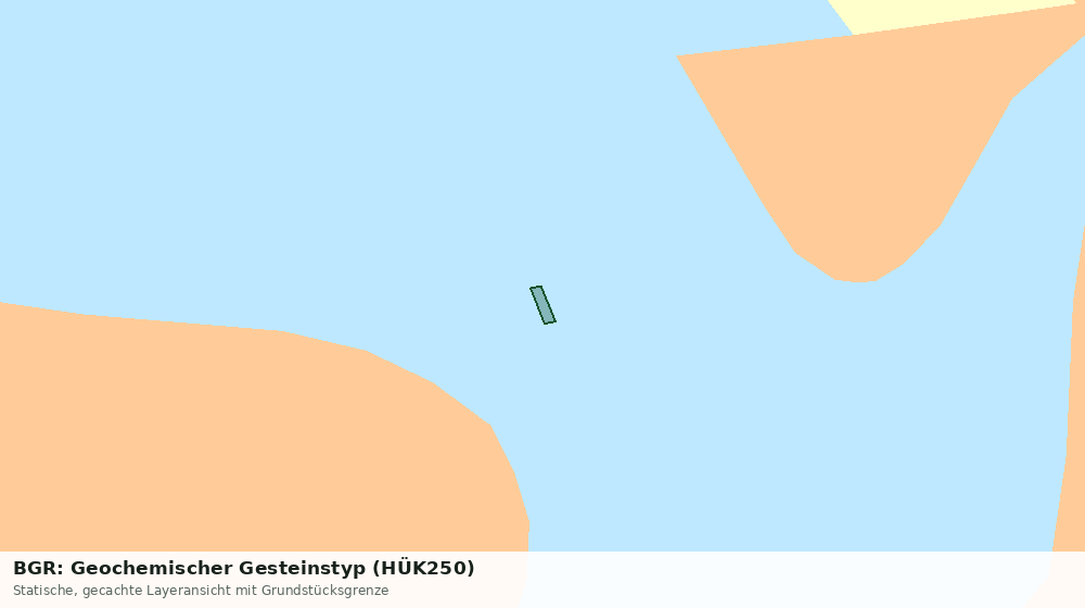 Statische Kartenansicht: BGR: Geochemischer Gesteinstyp (HÜK250)