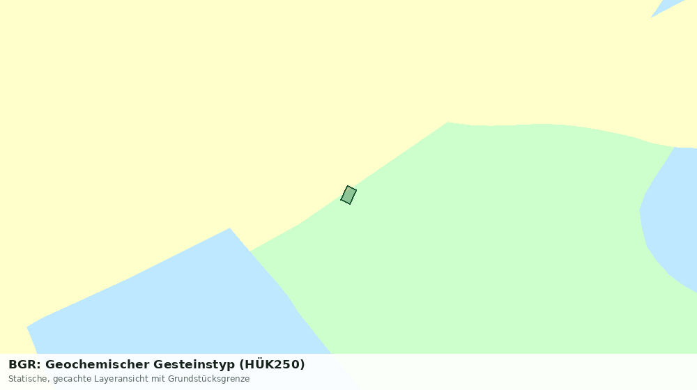 Statische Kartenansicht: BGR: Geochemischer Gesteinstyp (HÜK250)