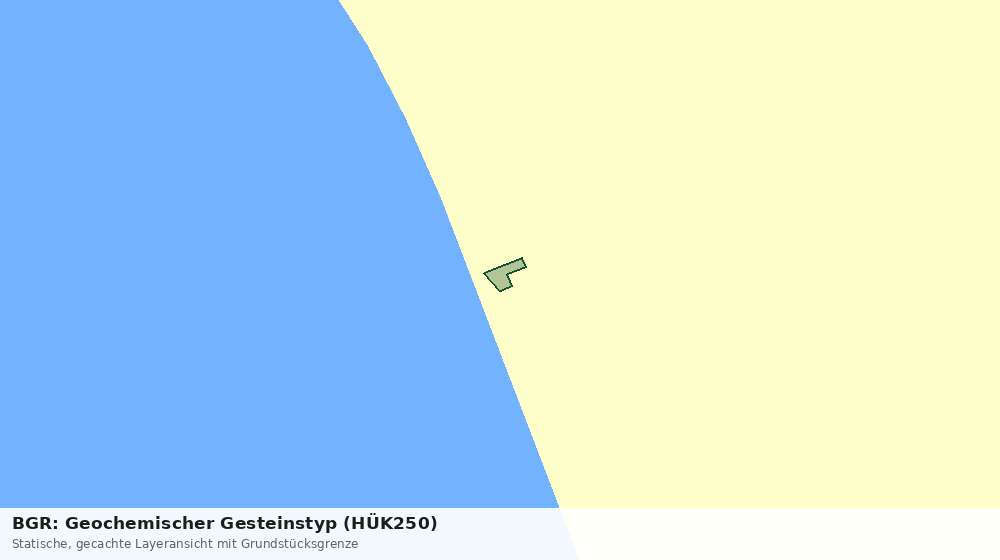 Statische Kartenansicht: BGR: Geochemischer Gesteinstyp (HÜK250)