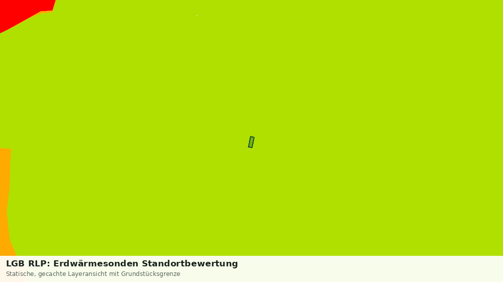 Statische Kartenansicht: LGB RLP: Erdwärmesonden Standortbewertung
