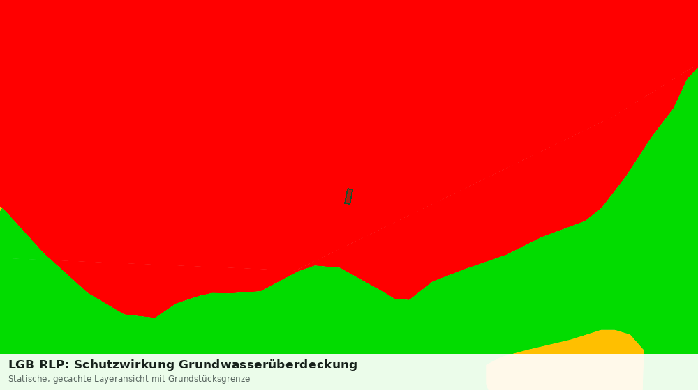 Statische Kartenansicht: LGB RLP: Schutzwirkung Grundwasserüberdeckung