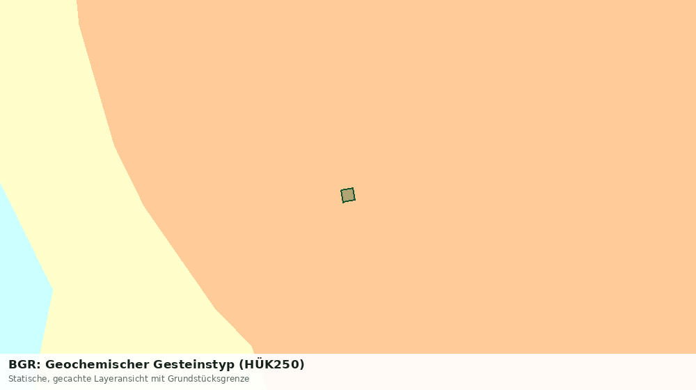 Statische Kartenansicht: BGR: Geochemischer Gesteinstyp (HÜK250)