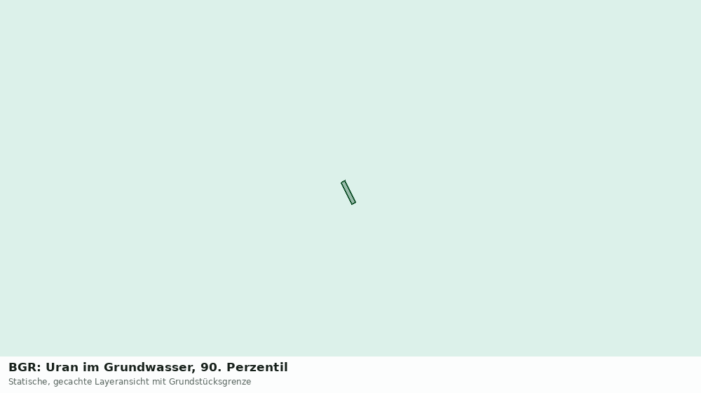 Statische Kartenansicht: BGR: Uran im Grundwasser, 90. Perzentil