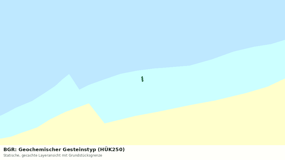 Statische Kartenansicht: BGR: Geochemischer Gesteinstyp (HÜK250)