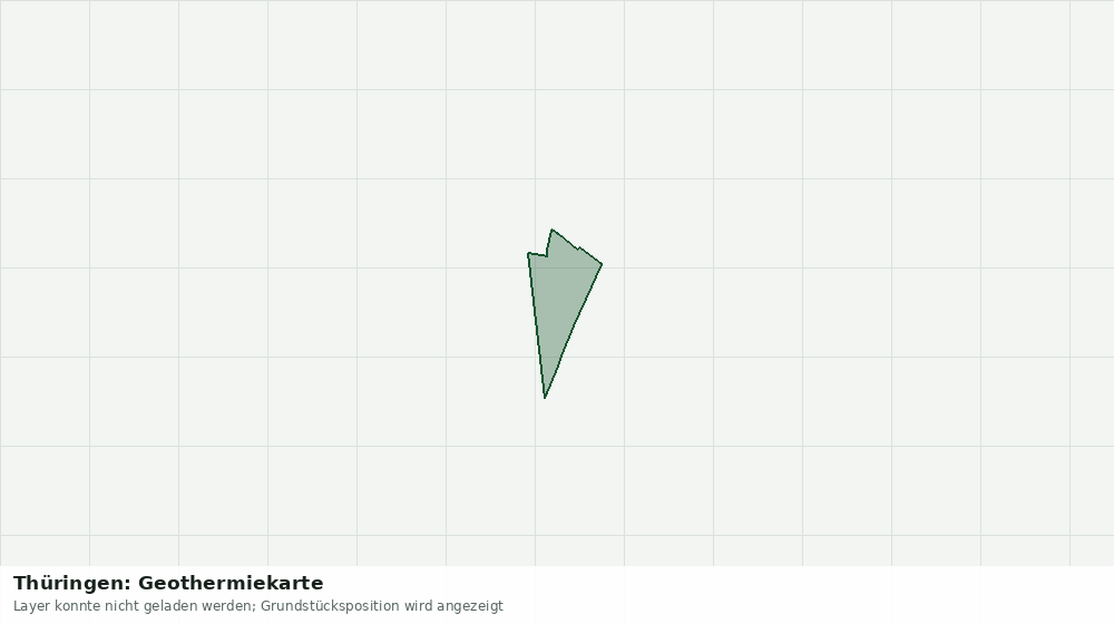 Statische Kartenansicht: Thüringen: Geothermiekarte