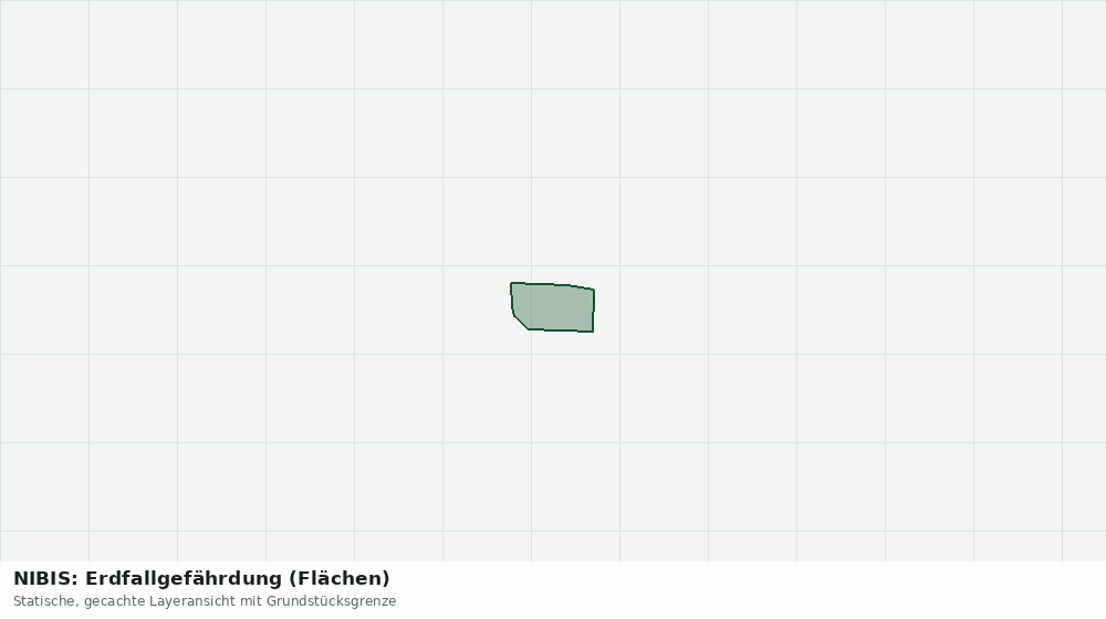 Statische Kartenansicht: NIBIS: Erdfallgefährdung (Flächen)
