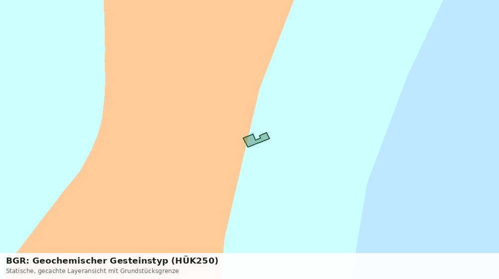 Statische Kartenansicht: BGR: Geochemischer Gesteinstyp (HÜK250)