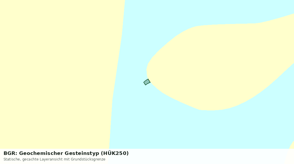 Statische Kartenansicht: BGR: Geochemischer Gesteinstyp (HÜK250)