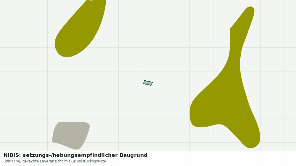 Statische Kartenansicht: NIBIS: setzungs-/hebungsempfindlicher Baugrund