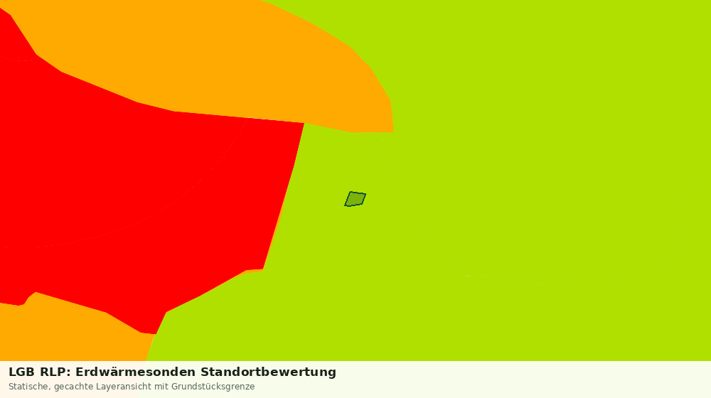 Statische Kartenansicht: LGB RLP: Erdwärmesonden Standortbewertung
