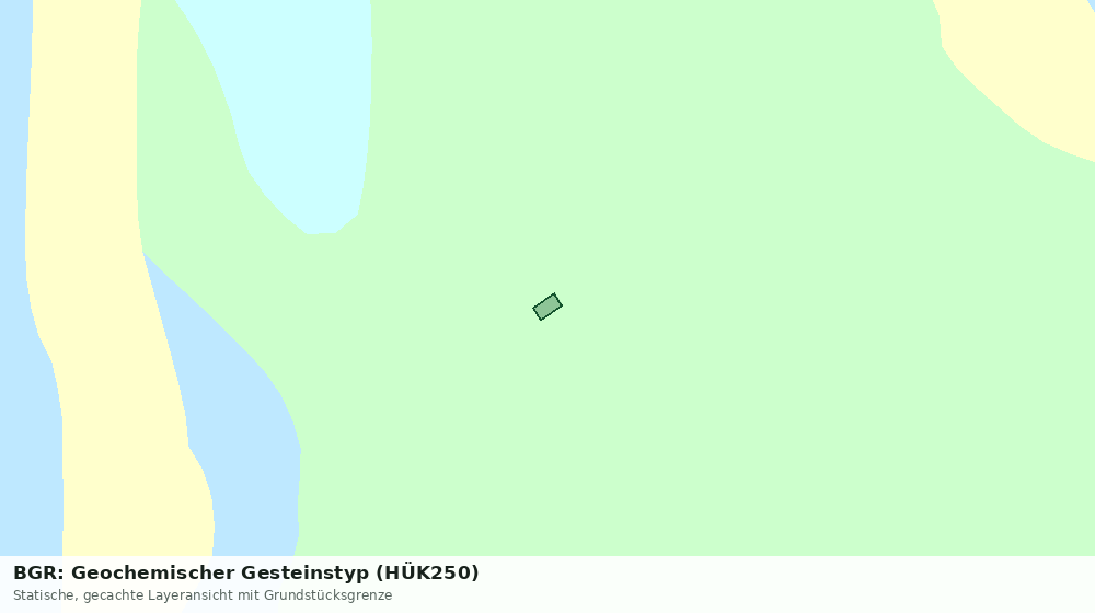 Statische Kartenansicht: BGR: Geochemischer Gesteinstyp (HÜK250)