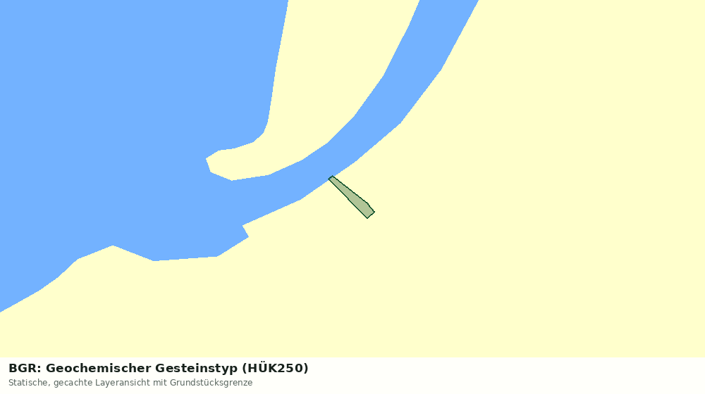 Statische Kartenansicht: BGR: Geochemischer Gesteinstyp (HÜK250)