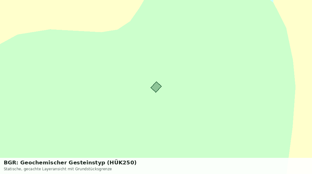 Statische Kartenansicht: BGR: Geochemischer Gesteinstyp (HÜK250)