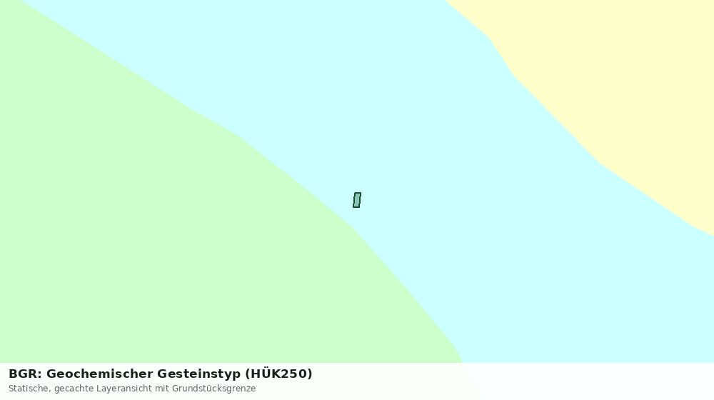 Statische Kartenansicht: BGR: Geochemischer Gesteinstyp (HÜK250)