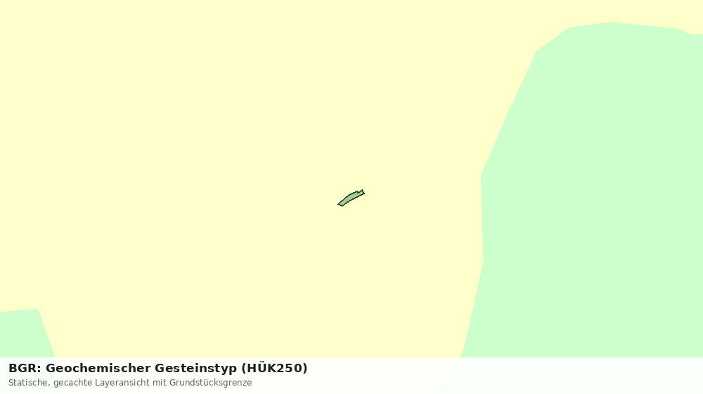Statische Kartenansicht: BGR: Geochemischer Gesteinstyp (HÜK250)