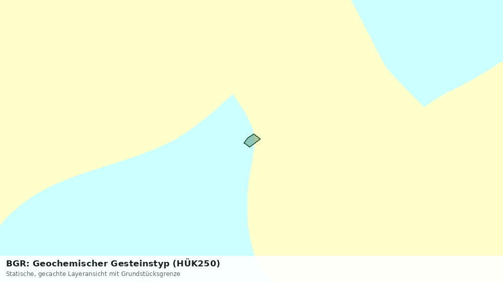 Statische Kartenansicht: BGR: Geochemischer Gesteinstyp (HÜK250)