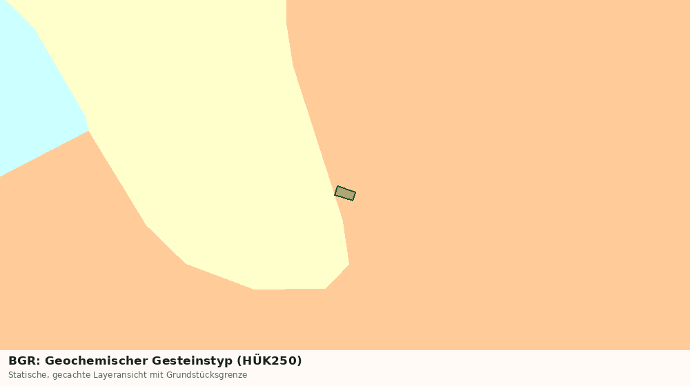 Statische Kartenansicht: BGR: Geochemischer Gesteinstyp (HÜK250)