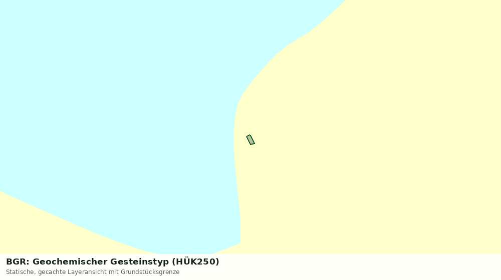 Statische Kartenansicht: BGR: Geochemischer Gesteinstyp (HÜK250)