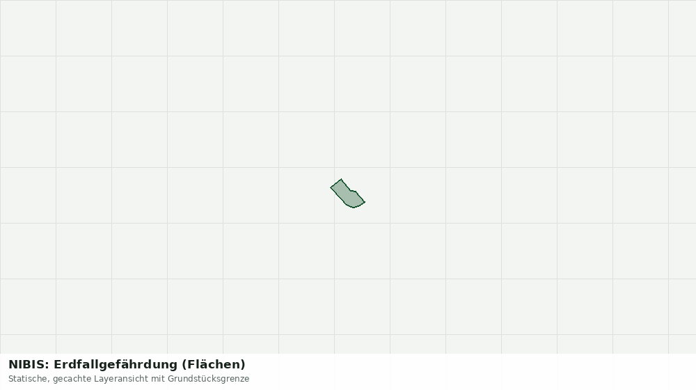 Statische Kartenansicht: NIBIS: Erdfallgefährdung (Flächen)