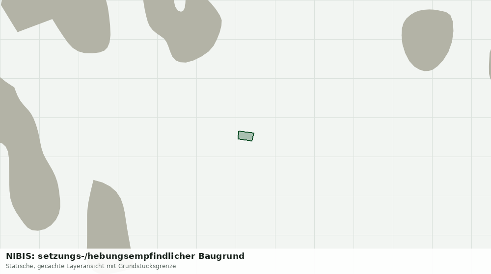 Statische Kartenansicht: NIBIS: setzungs-/hebungsempfindlicher Baugrund