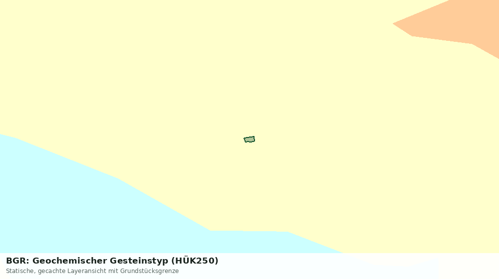 Statische Kartenansicht: BGR: Geochemischer Gesteinstyp (HÜK250)