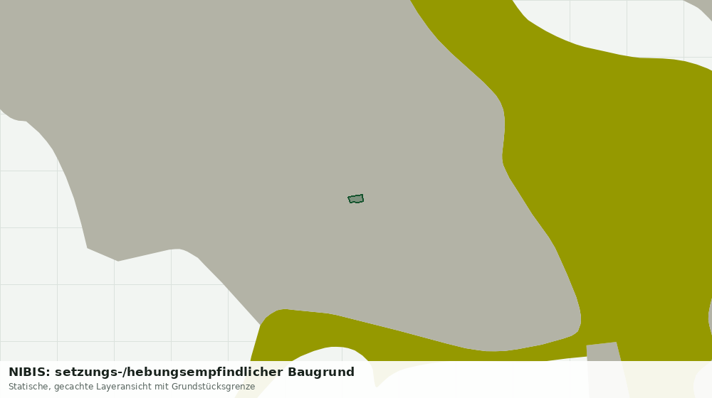 Statische Kartenansicht: NIBIS: setzungs-/hebungsempfindlicher Baugrund