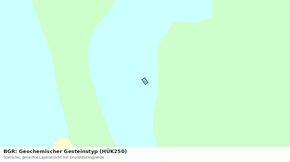 Statische Kartenansicht: BGR: Geochemischer Gesteinstyp (HÜK250)