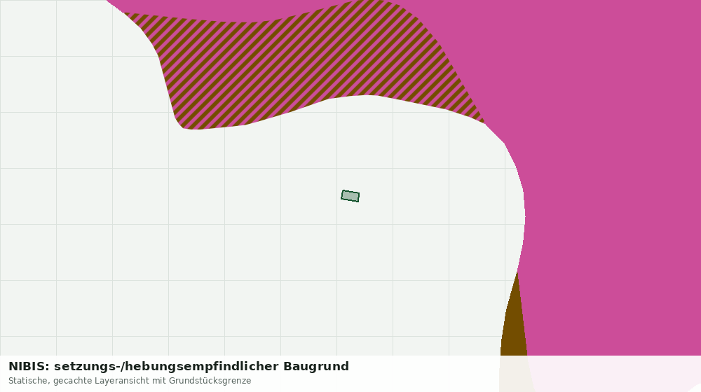 Statische Kartenansicht: NIBIS: setzungs-/hebungsempfindlicher Baugrund