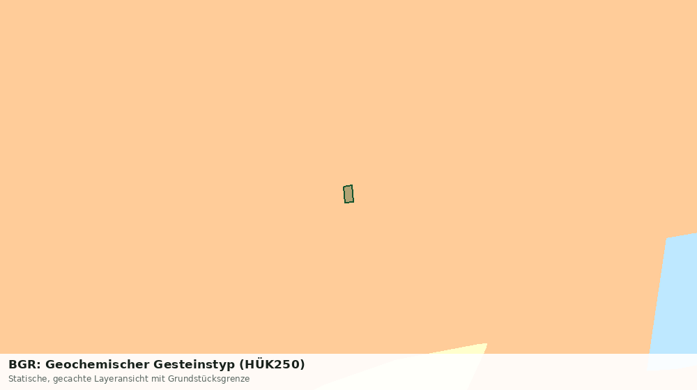 Statische Kartenansicht: BGR: Geochemischer Gesteinstyp (HÜK250)