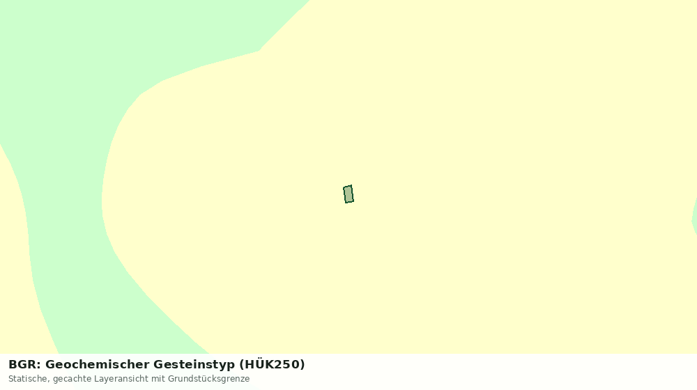 Statische Kartenansicht: BGR: Geochemischer Gesteinstyp (HÜK250)