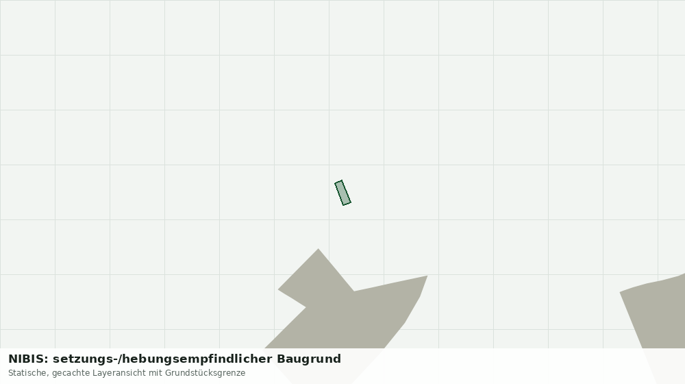 Statische Kartenansicht: NIBIS: setzungs-/hebungsempfindlicher Baugrund