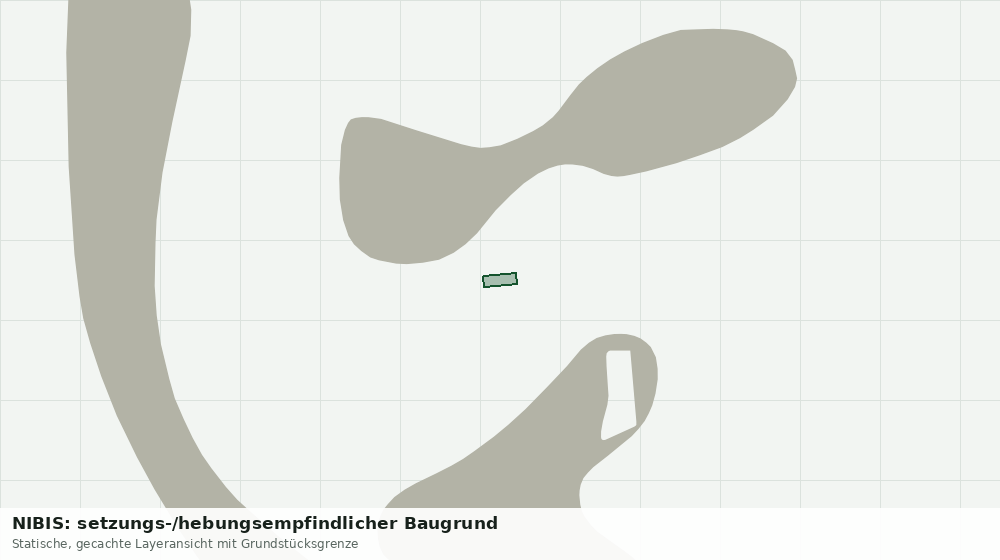 Statische Kartenansicht: NIBIS: setzungs-/hebungsempfindlicher Baugrund