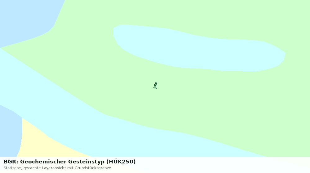 Statische Kartenansicht: BGR: Geochemischer Gesteinstyp (HÜK250)