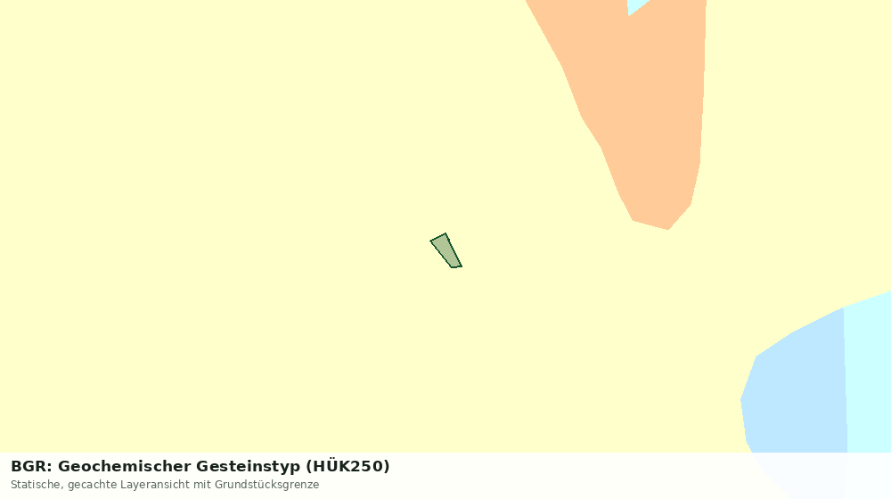 Statische Kartenansicht: BGR: Geochemischer Gesteinstyp (HÜK250)