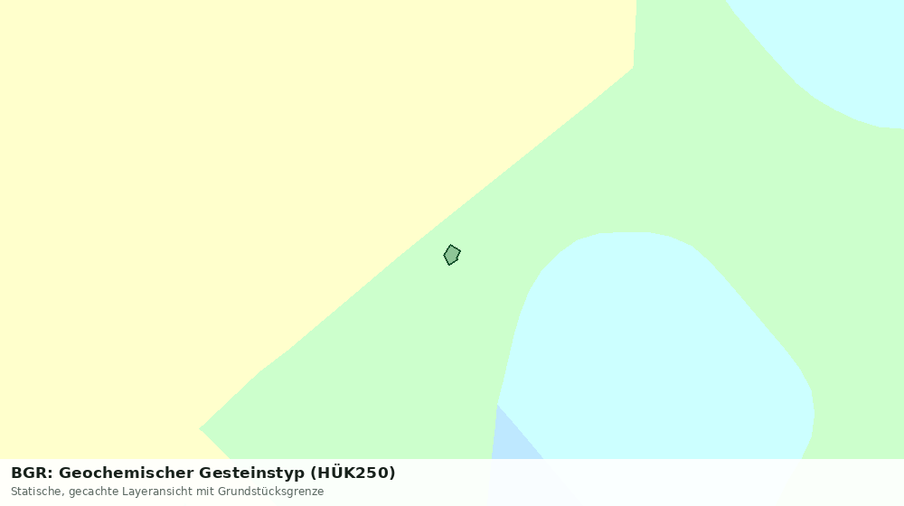 Statische Kartenansicht: BGR: Geochemischer Gesteinstyp (HÜK250)
