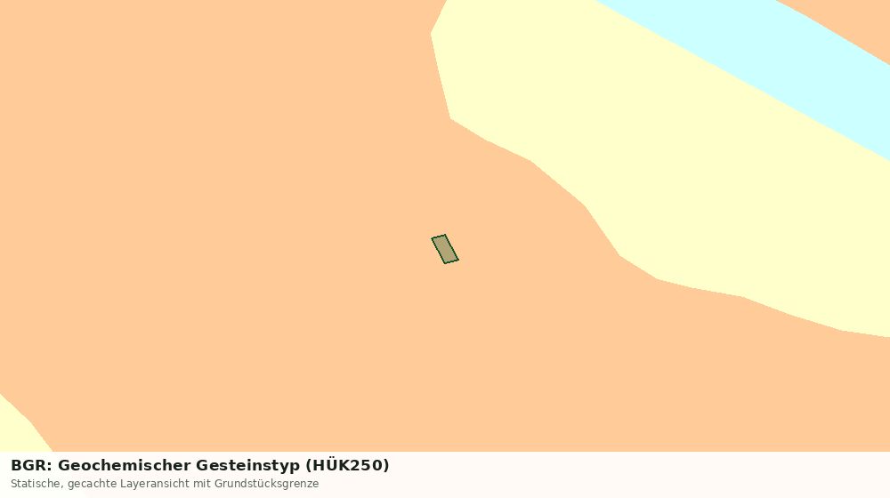 Statische Kartenansicht: BGR: Geochemischer Gesteinstyp (HÜK250)