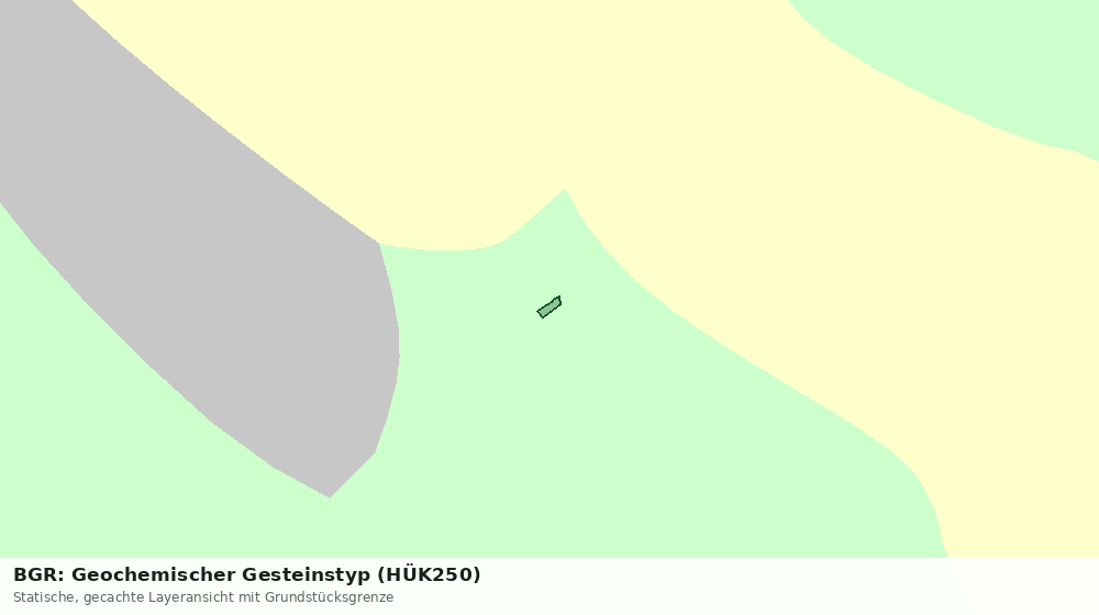 Statische Kartenansicht: BGR: Geochemischer Gesteinstyp (HÜK250)