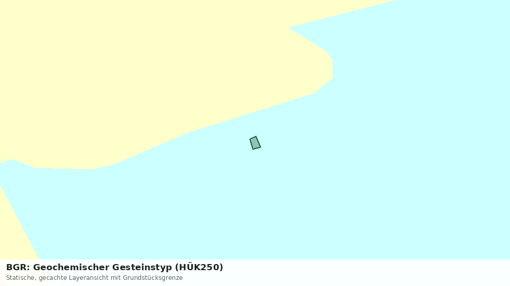 Statische Kartenansicht: BGR: Geochemischer Gesteinstyp (HÜK250)